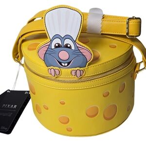 Loungefly Disney Pixar Ratatouille Remy Cheese Crossbody Bag NWT